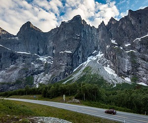 Стена Троллей в Норвегии